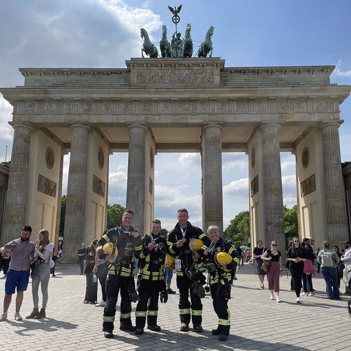 Haselünner Feuerwehrleute beim Berliner Firefighter Stairrun
