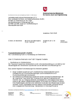 Feuerwehrdienstvorschrift 1 (FwDV 1) - hier: Konkretisierung Punkt 5.2 (Handhabung von Strahlrohren)-Stand: 25.02.2026