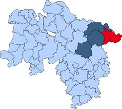 Gebietskarte der Kreisfeuerwehr Lüchow-Danneberg