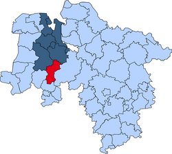 Gebietskarte der Kreisfeuerwehr Vechta