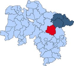 Gebietskarte der Kreisfeuerwehr Celle