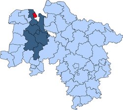 Gebietskarte der Kreisfeuerwehr Wilhelmshafen