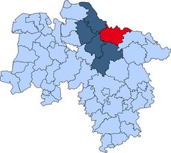 Gebietskarte der Kreisfeuerwehr Harburg