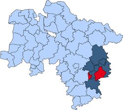 Gebietskarte der Kreisfeuerwehr Wolfenbüttel