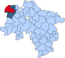 Gebietskarte der Kreisfeuerwehr Aurich