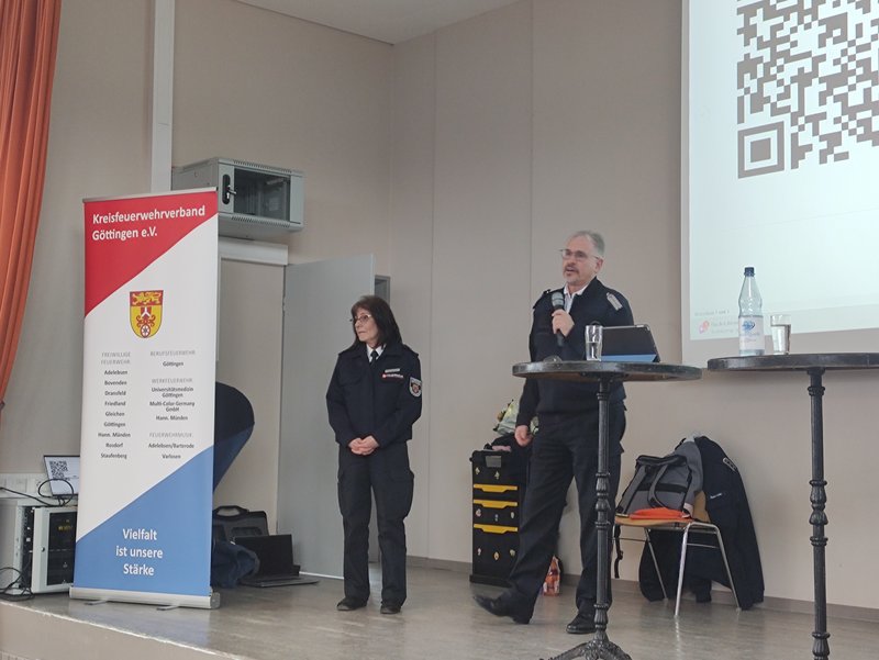 Abschluss der Veranstaltung mit Michaela Facca-Warnecke und Andreas Teune