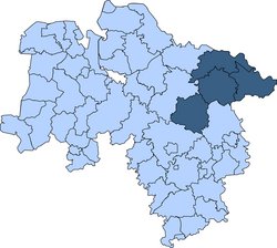 Gebietskarte der Kreisfeuerwehrverbände Lüneburg 2