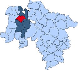 Gebietskarte der Kreisfeuerwehr Ammerland