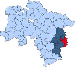 Gebietskarte der Kreisfeuerwehr Helmstedt