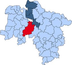 Gebietskarte der Kreisfeuerwehr Diepholz